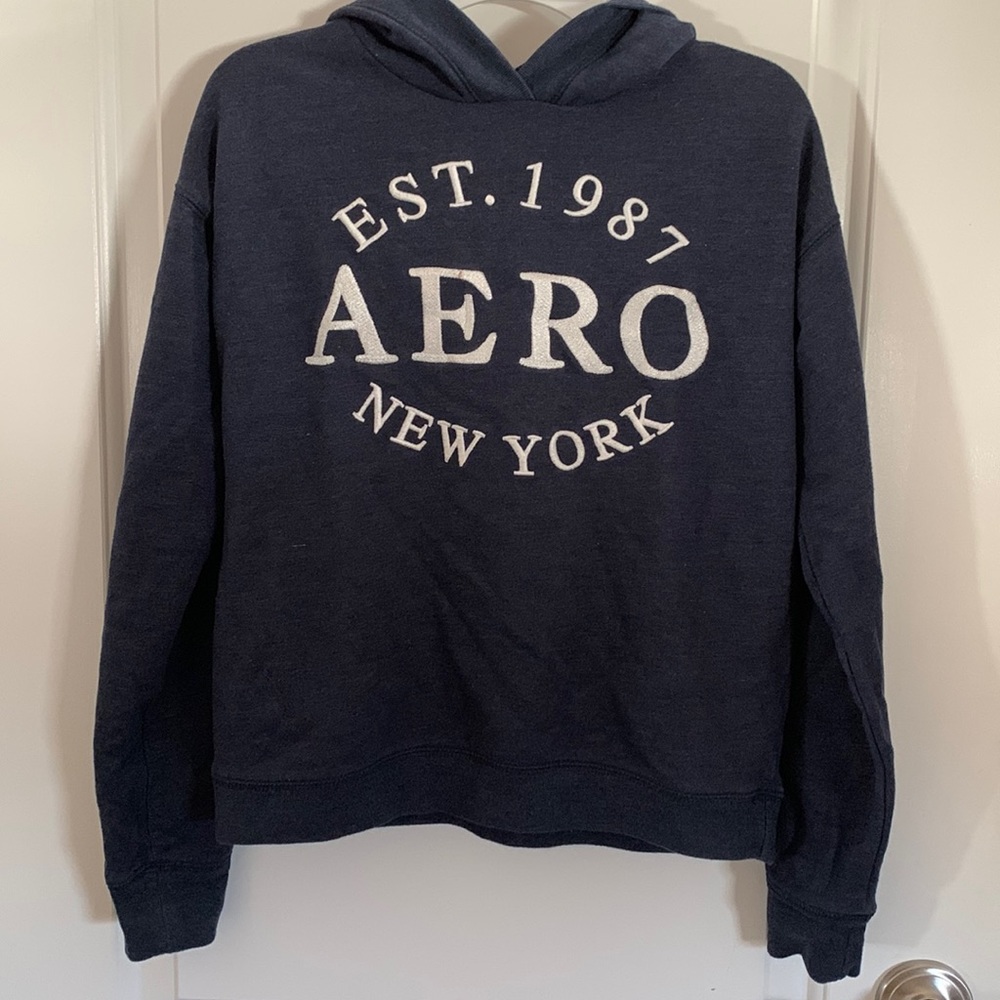 Vintage Aeropostale Navy Blue New York Hoodie